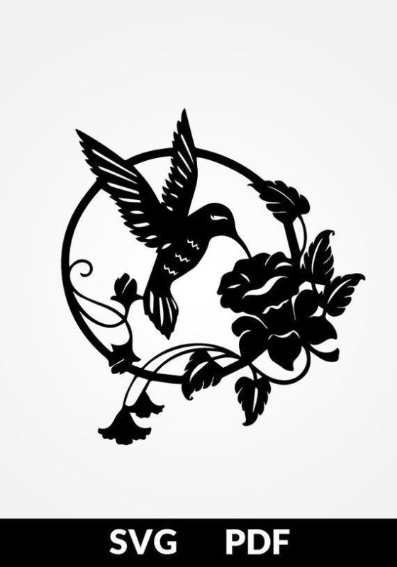 Силуэт птицы