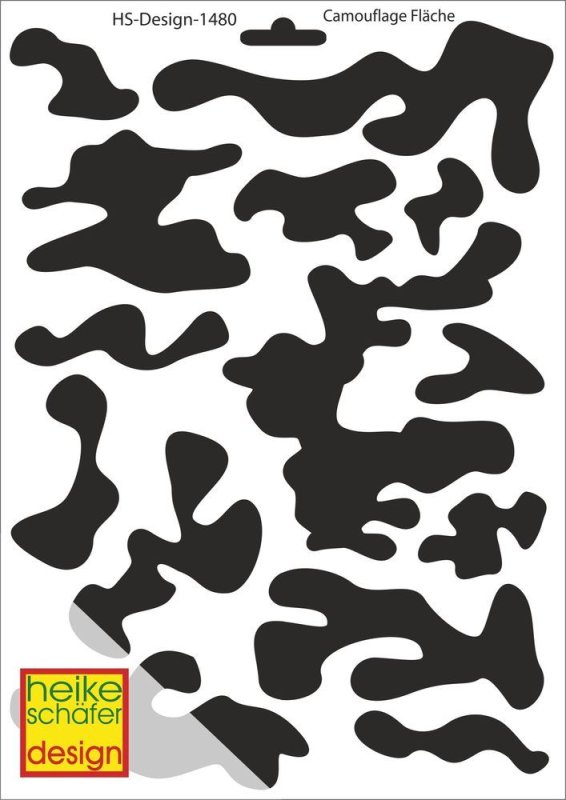 Лекало для покраски в камуфляж