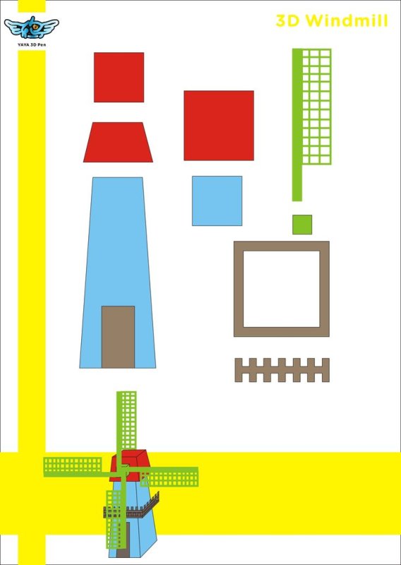 Трафареты для 3d ручки дом