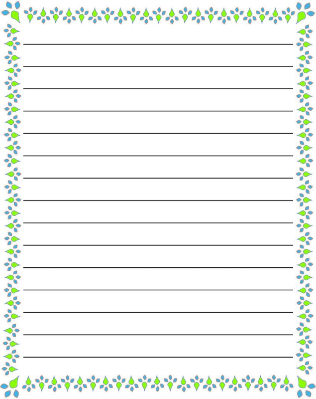 Разметка в линию а4