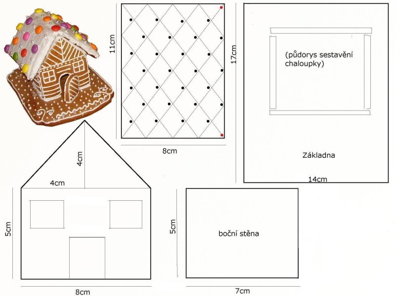 Пряничный домик схема
