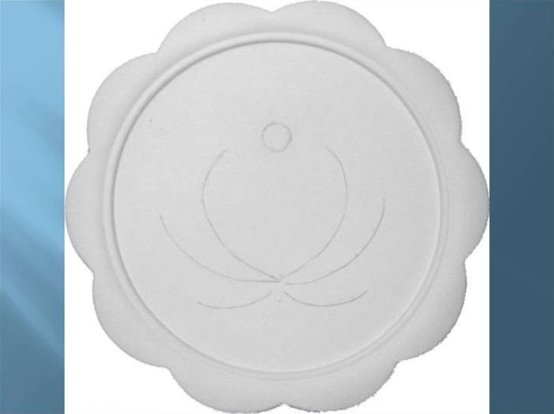 Гжель тарелка