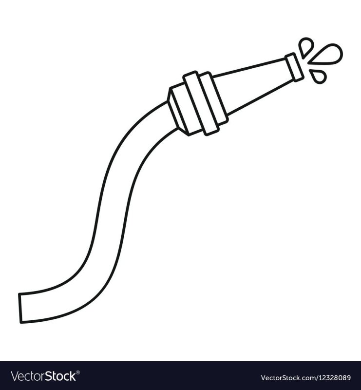 Раскраска шланг