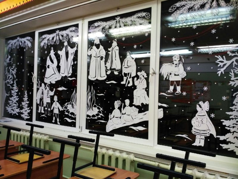 Украшения на окна