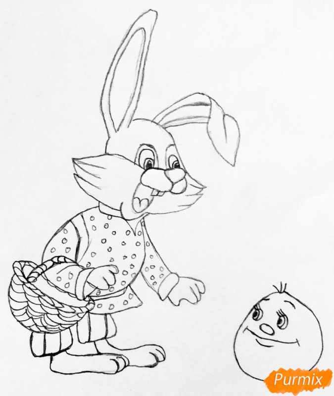 Колобок рисунок