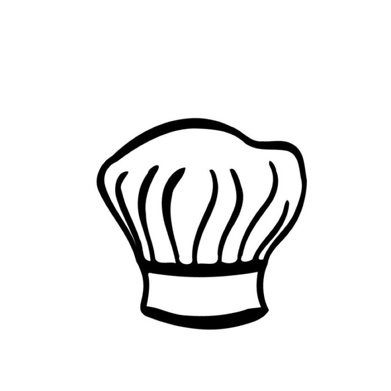 Колпак повара силуэт