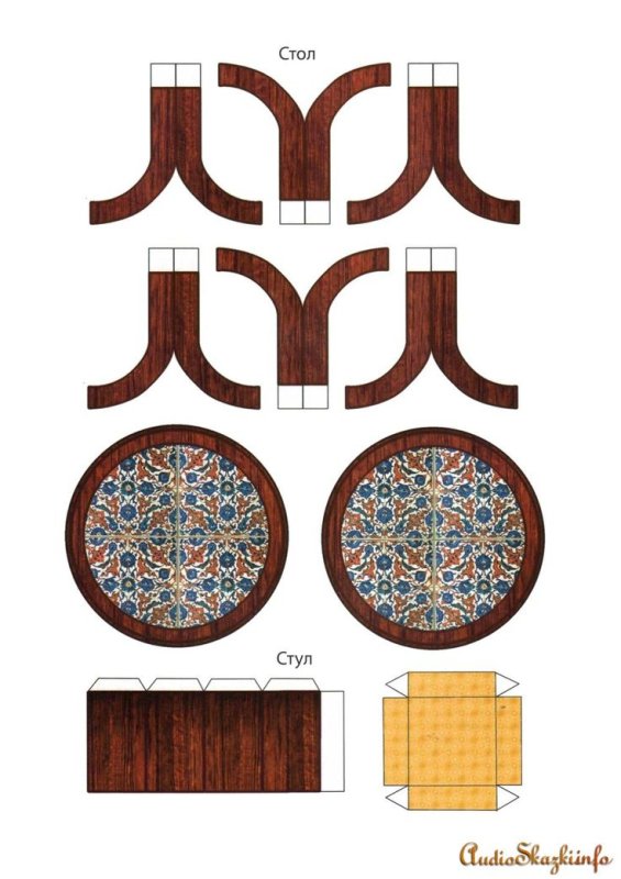 Мебель для бумажных кукол