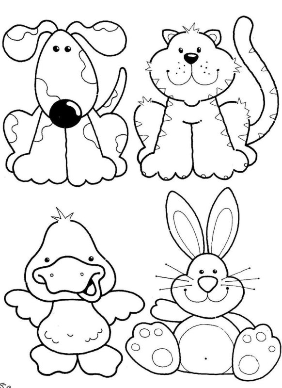 Рисунки для раскраски