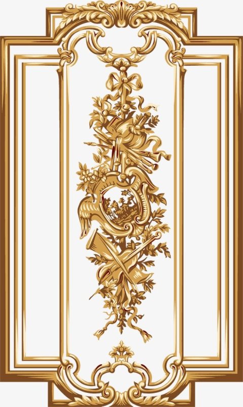 Орнамент золото