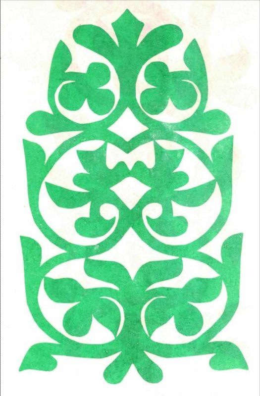 Хакасский орнамент растительный