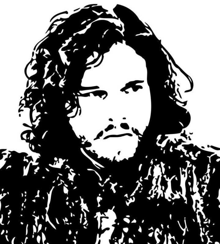 Трафарет игра престолов