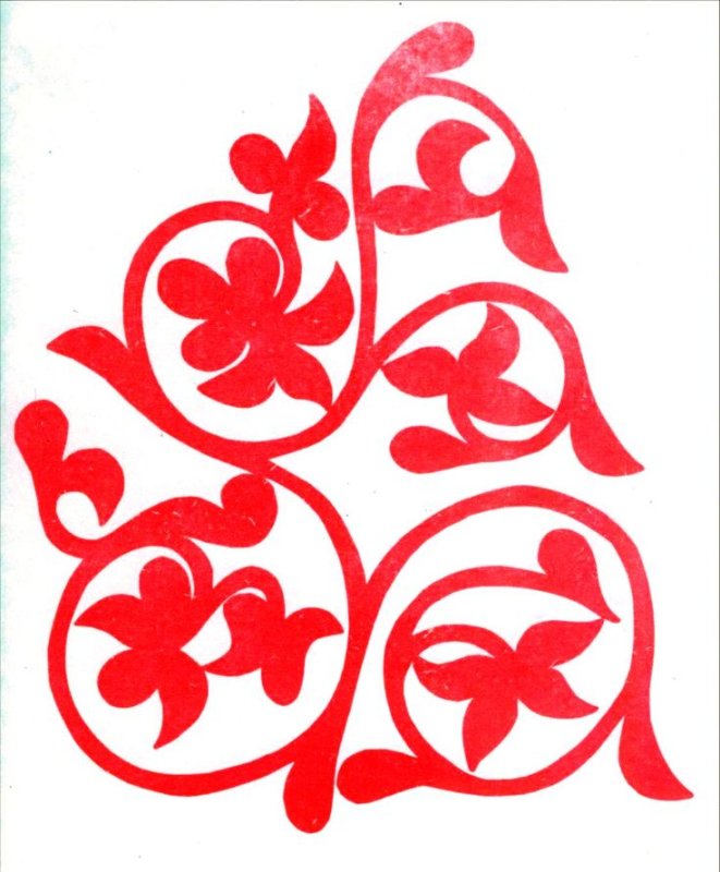 Хакасский орнамент растительный