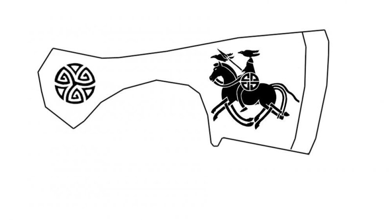 Трафареты для гравировки на топоре