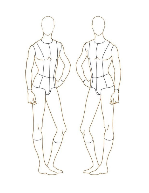 Эскизы моделей для рисования одежды