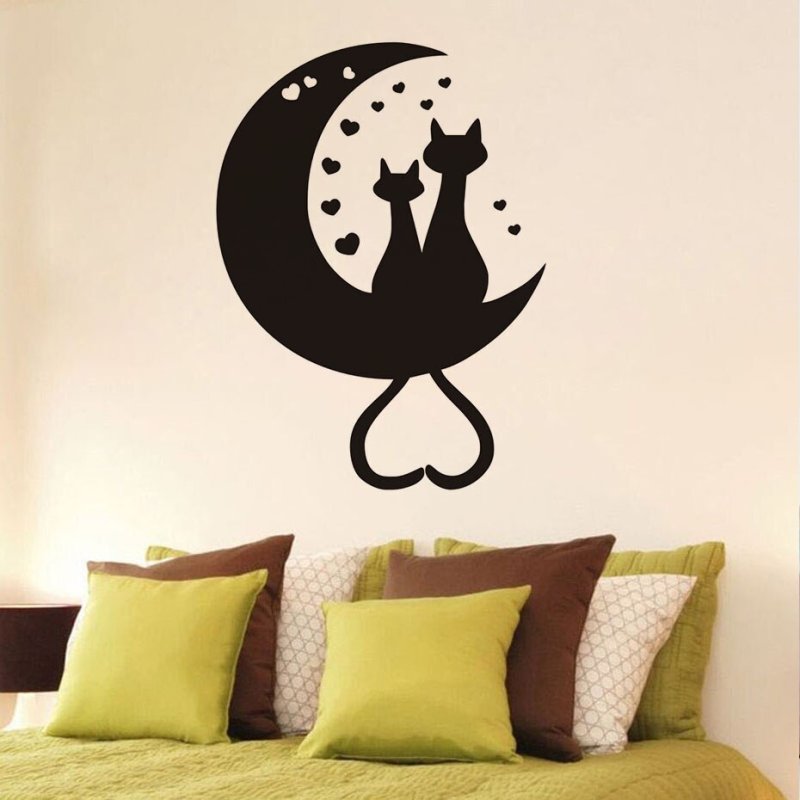 Наклейка лунный кот
