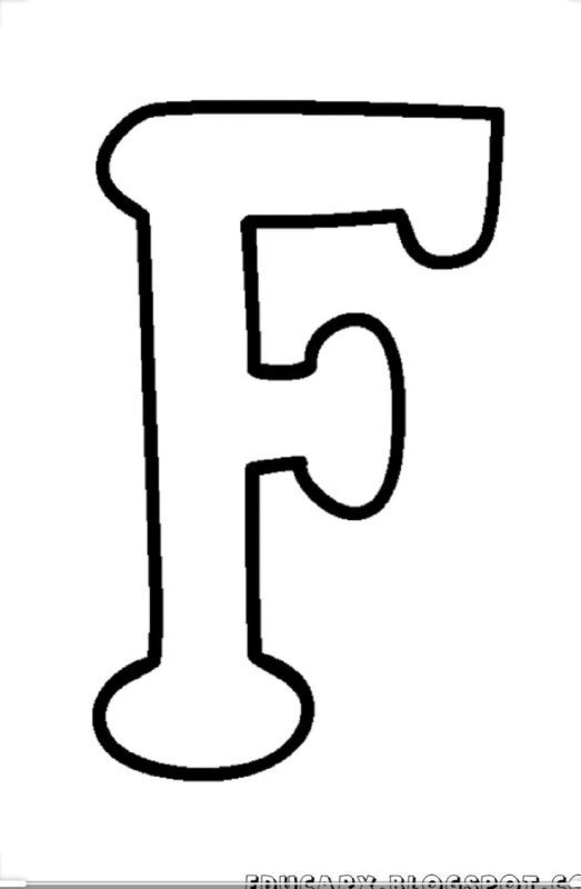 Английская буква f