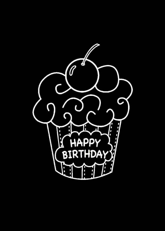 Трафарет с юбилеем