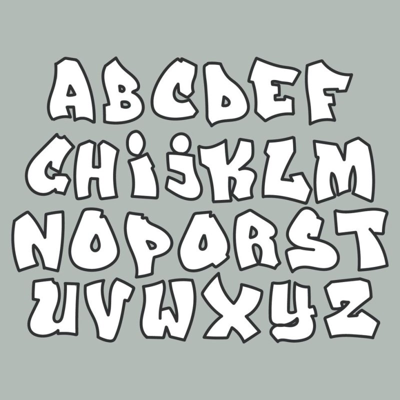 Граффити буквы