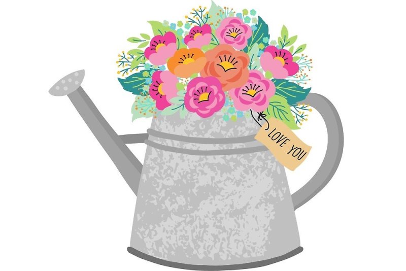 Лейка с узором