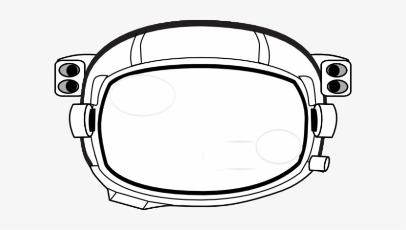 Шлем Космонавта раскраска для детей