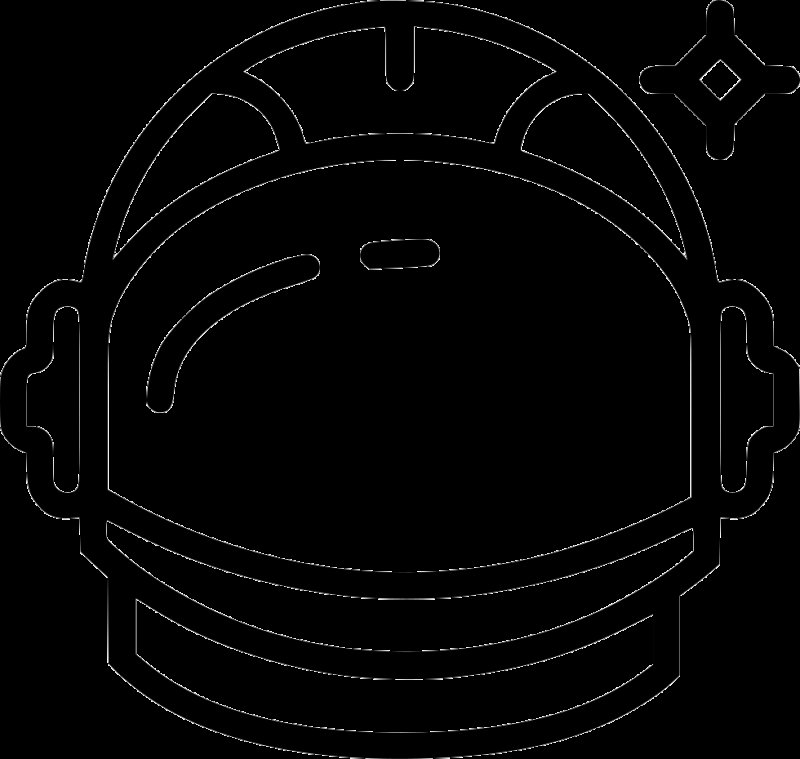 Шлем Космонавта контур