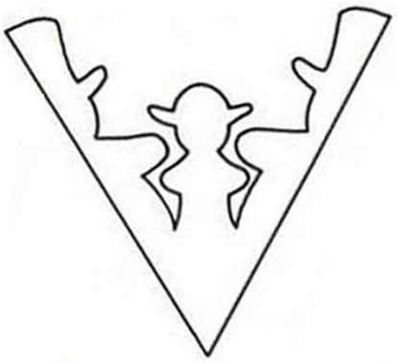 Снежинки из бумаги трафареты