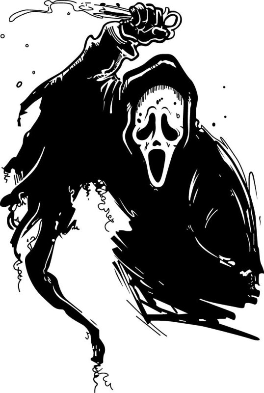 Крик тату эскиз