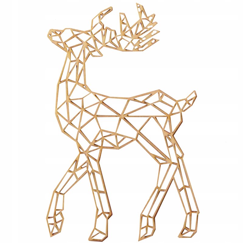 Геометрическая животные из палочек