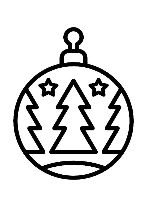 Новогодняя игрушка иконка