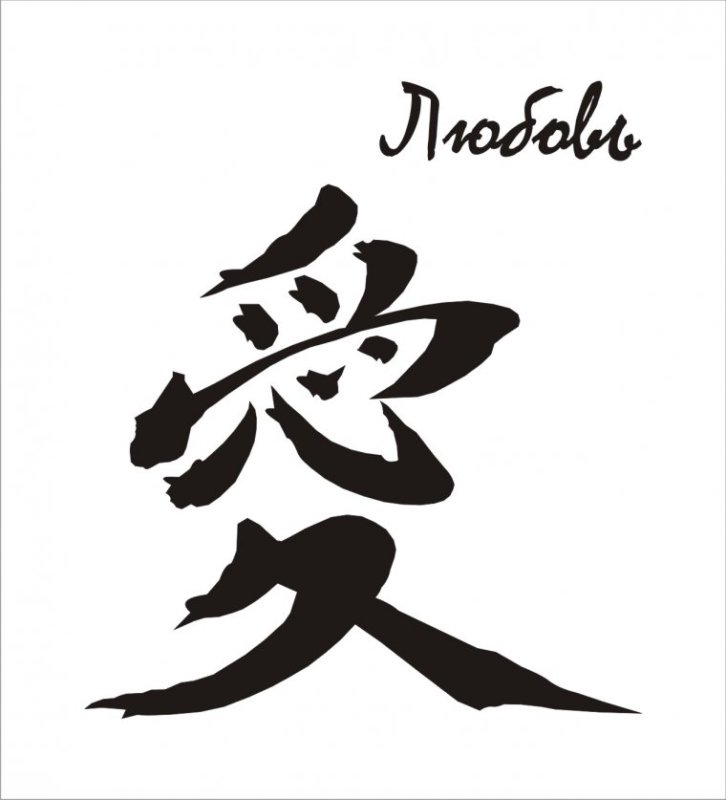 Китайские иероглифы любовь счастье удача