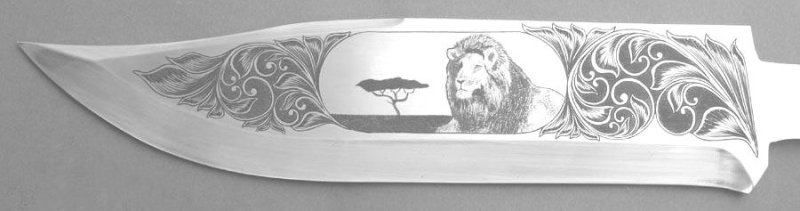 Трафареты для гравировки на ножах