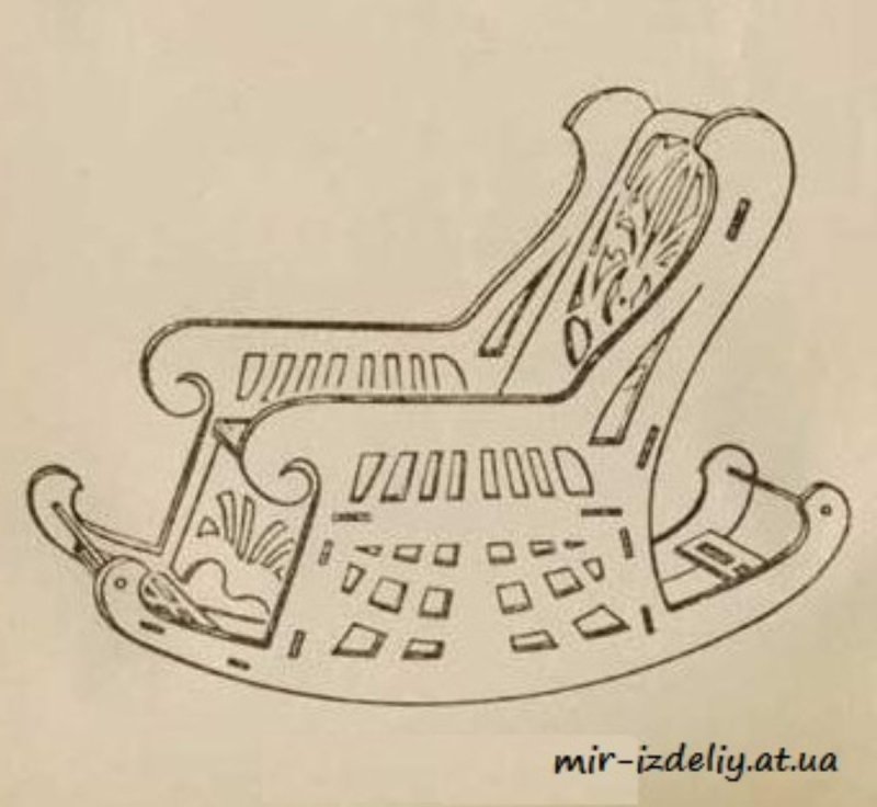 Выпиливание лобзиком кресло