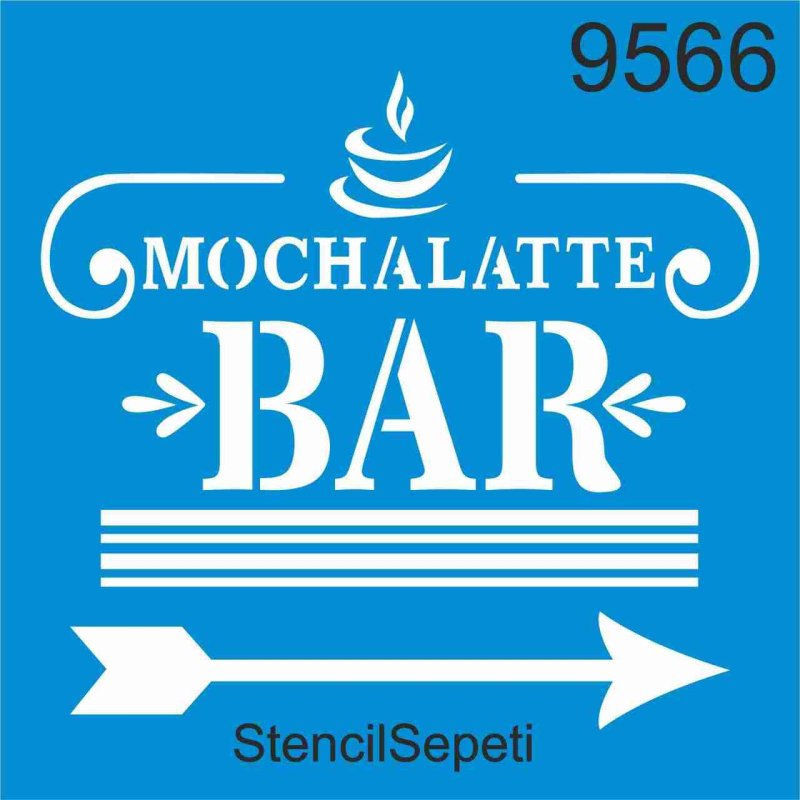 Барный трафарет