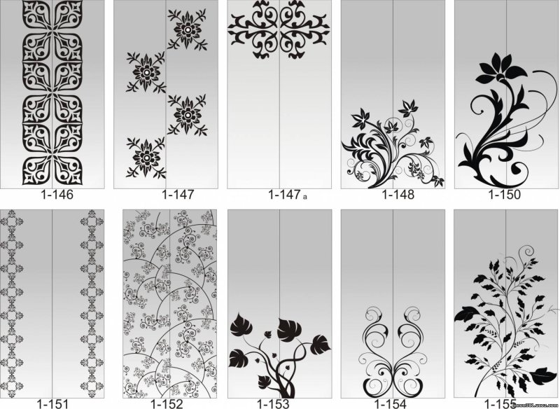 Узоры на шкаф