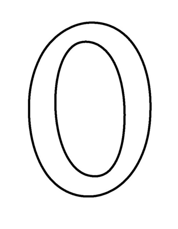 Трафарет букв для вырезания