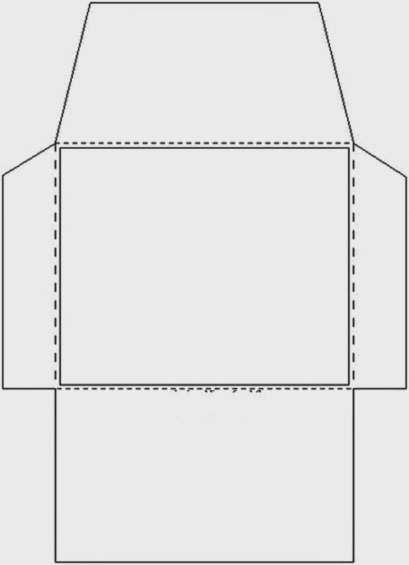Макет конверта