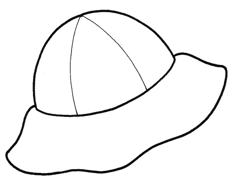 Раскраска панамка для детей