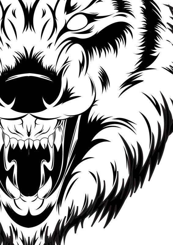 Оскал эскиз