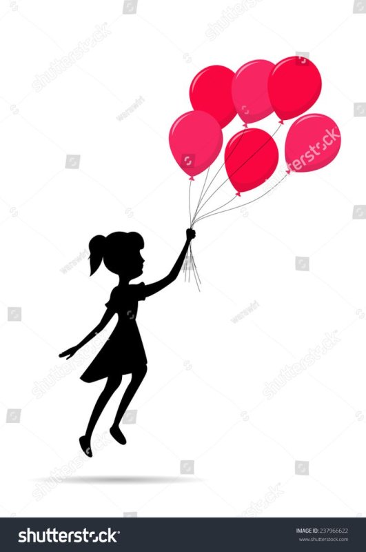 Девочка с шариками