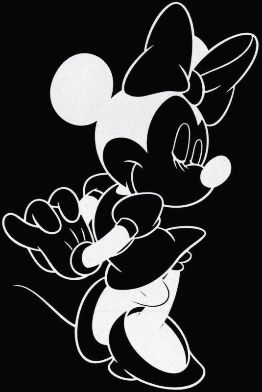 Трафарет Микки Мауса