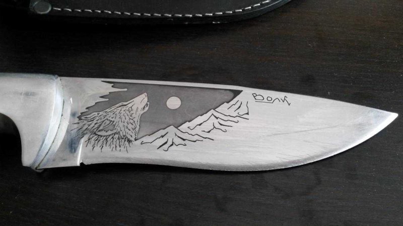 Гравировка на ноже