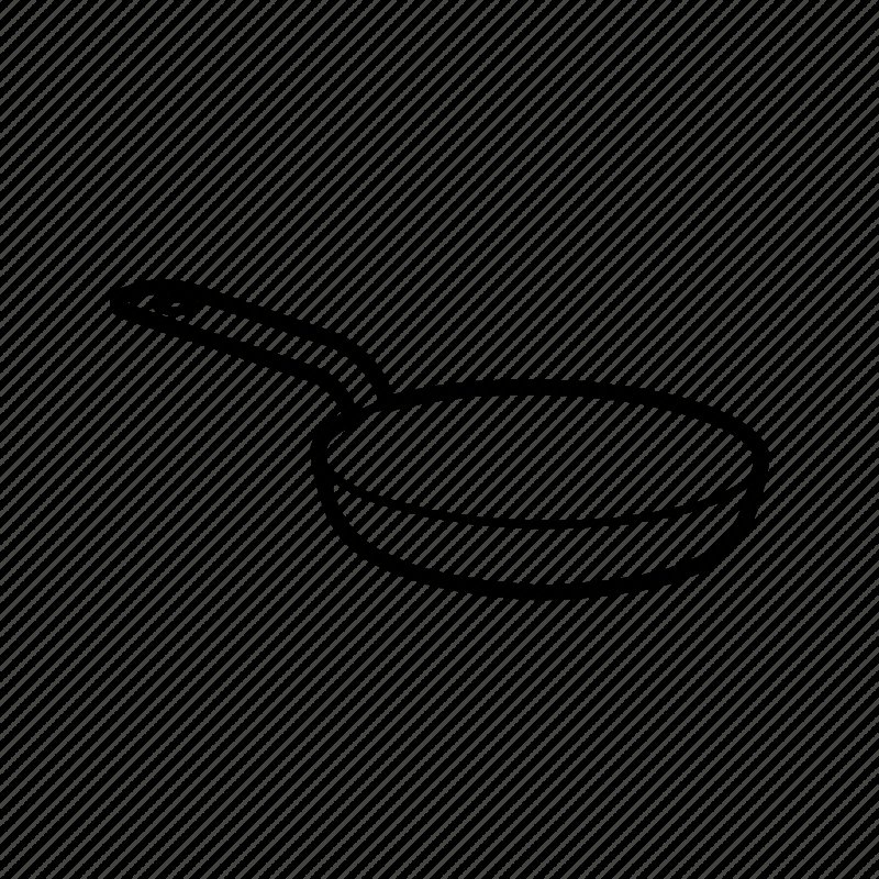 Сковорода раскраска для малышей