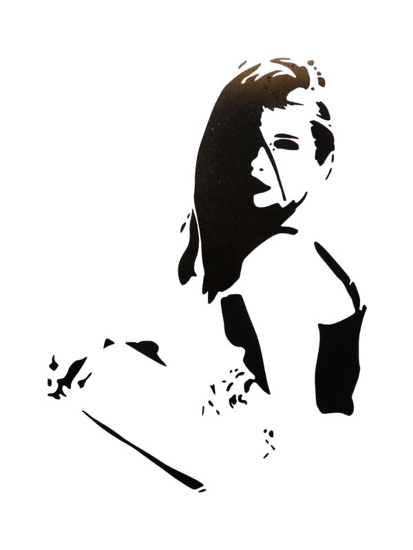 Трафаретное граффити