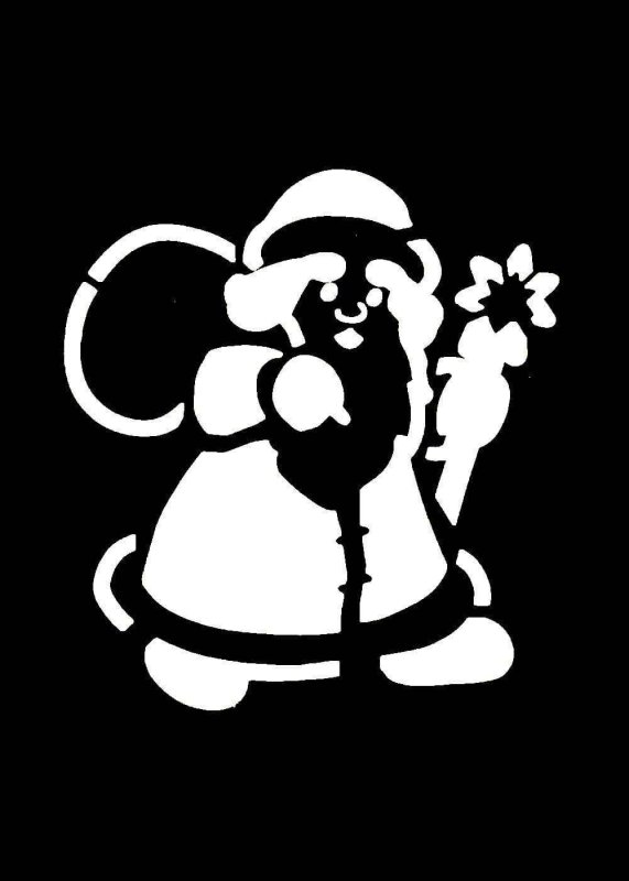 Трафарет дед