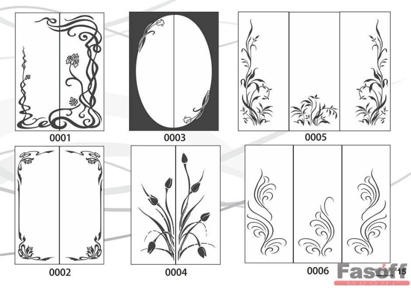 Узоры на шкаф