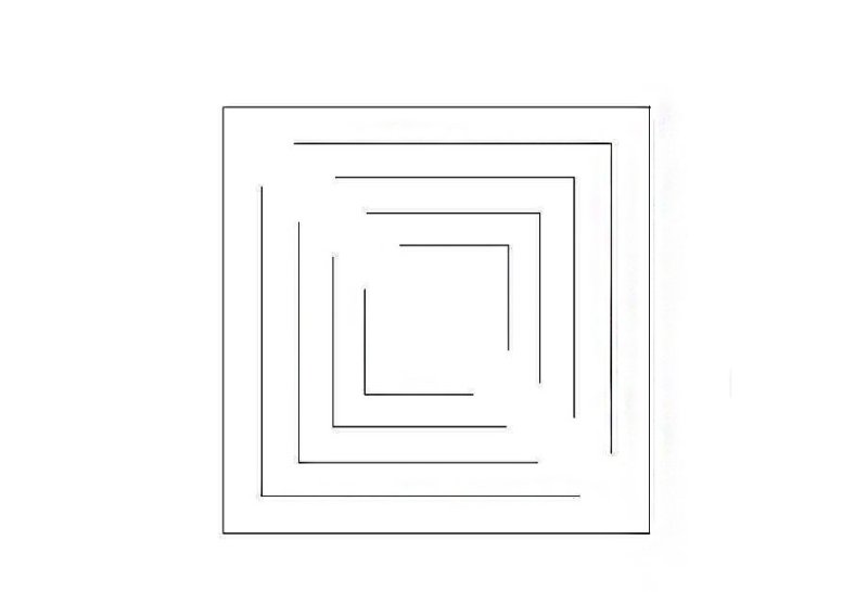 Шаблон объемной снежинки