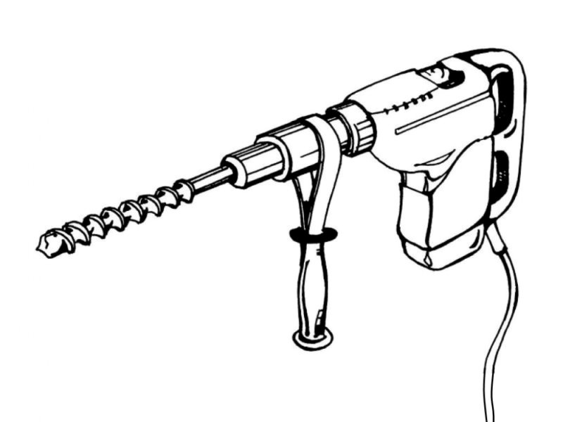 Раскраска дрель Титан 2.0