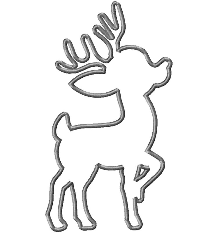 Трафарет "олени"