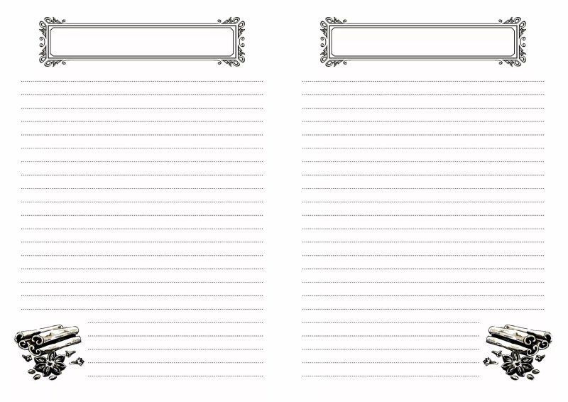 Трафареты для блокнота