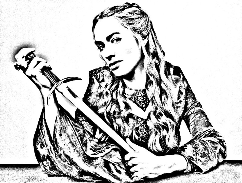 Серсея Ланнистер рисунок